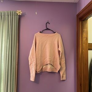 lululemon athletica Pink Crew Neck Sweater